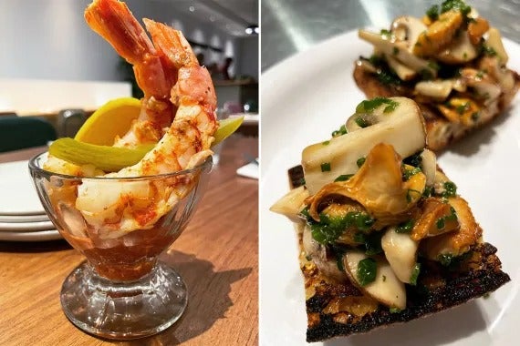 Dishes at Dotty's in Toronto.