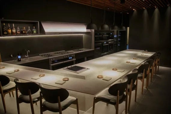 The counter at Lasai in Rio