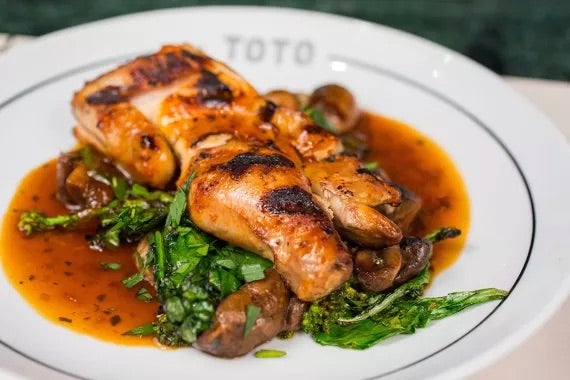 A dish at Toto in Rio