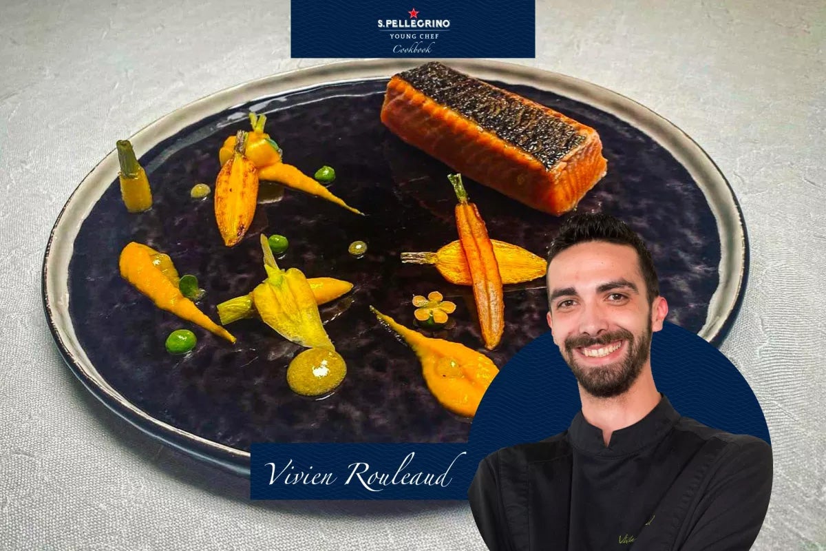 Vaucluse trout with carrots.