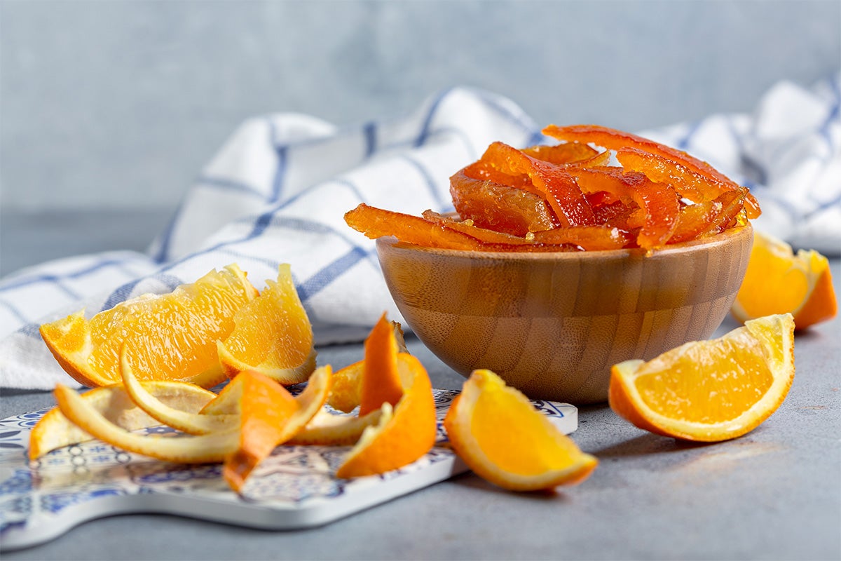 Candied orange peels