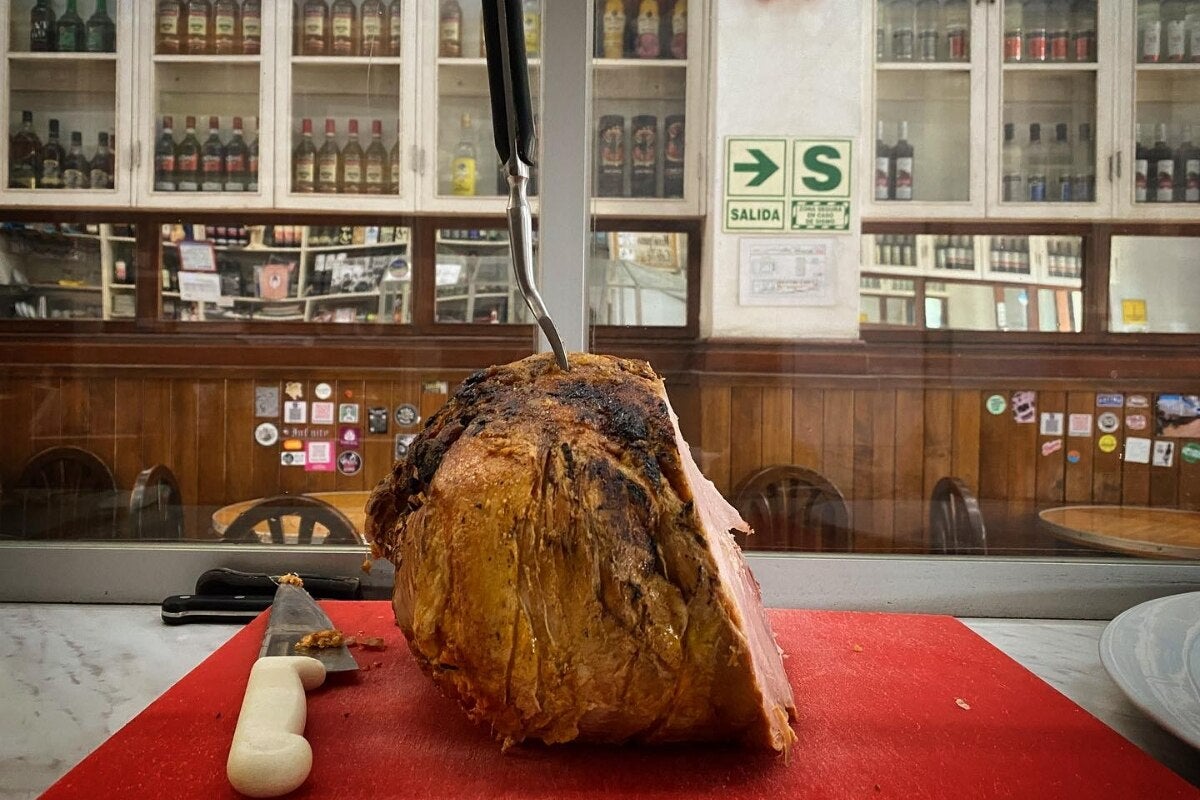 Ham at Juanito de Barranco in Lima.