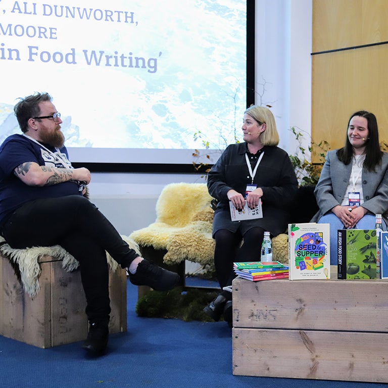 A panel at Food on the Edge 2024.