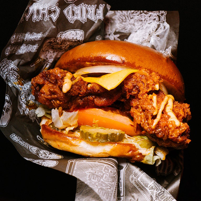 Fried chicken at Bonehead in Birmingham.