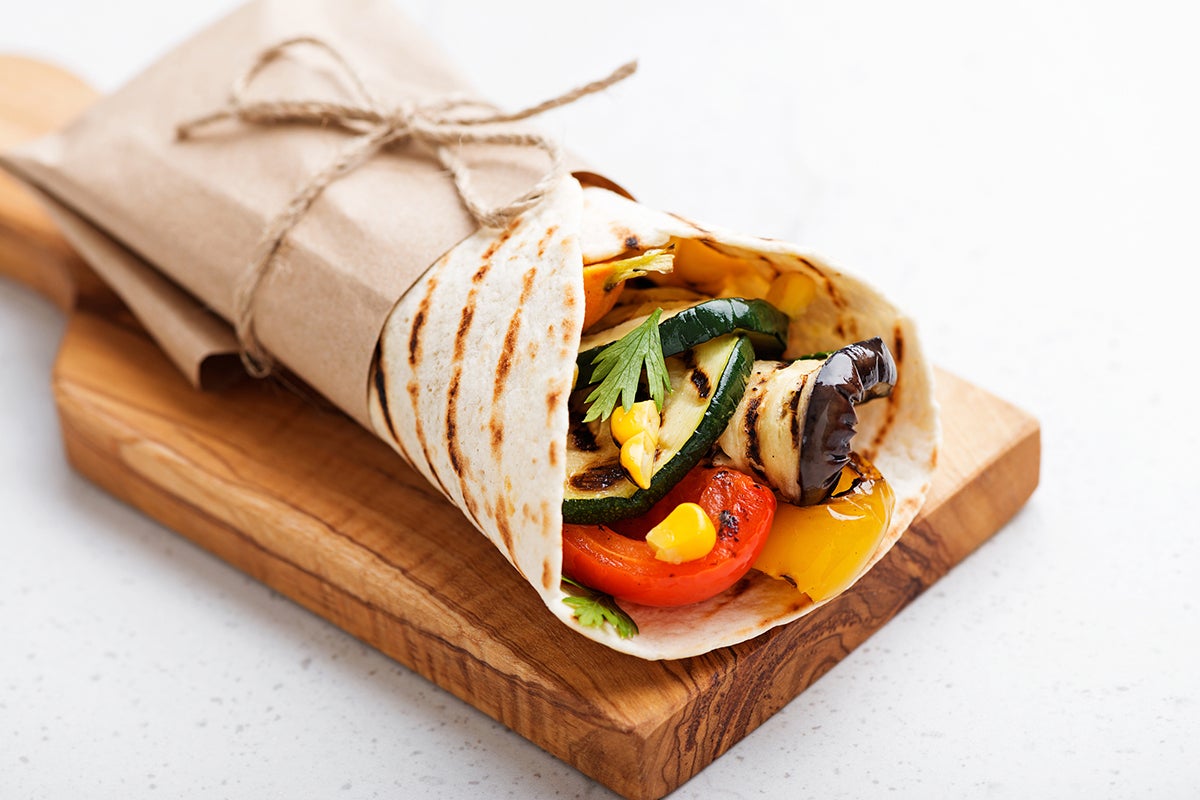 Grilled veggie wraps - fine Dining Lovers