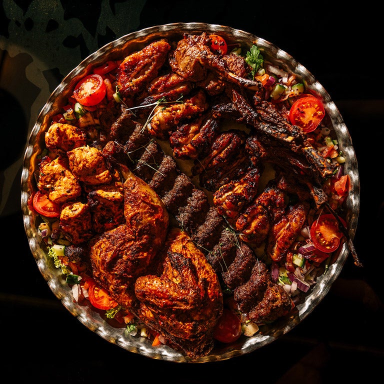 Meats at Qavali in Birmingham.