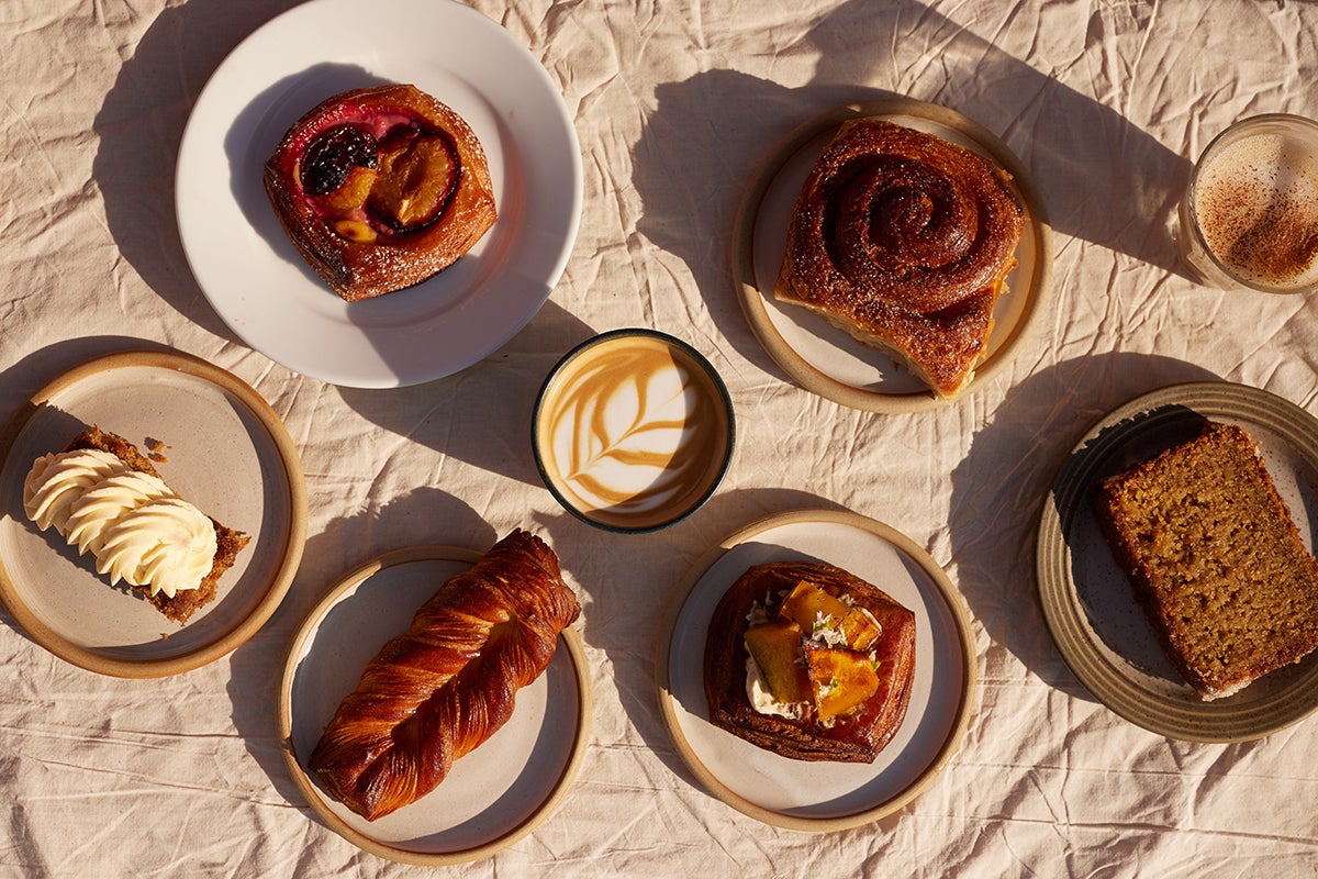 Baked goods at Rye Bakery in Somerset.