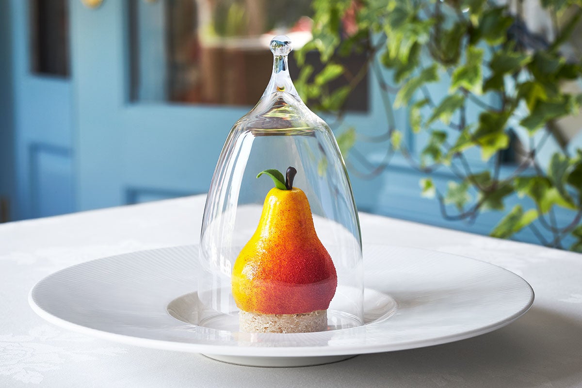 ‘Apparently a pear’ at The Inn at Little Washington.