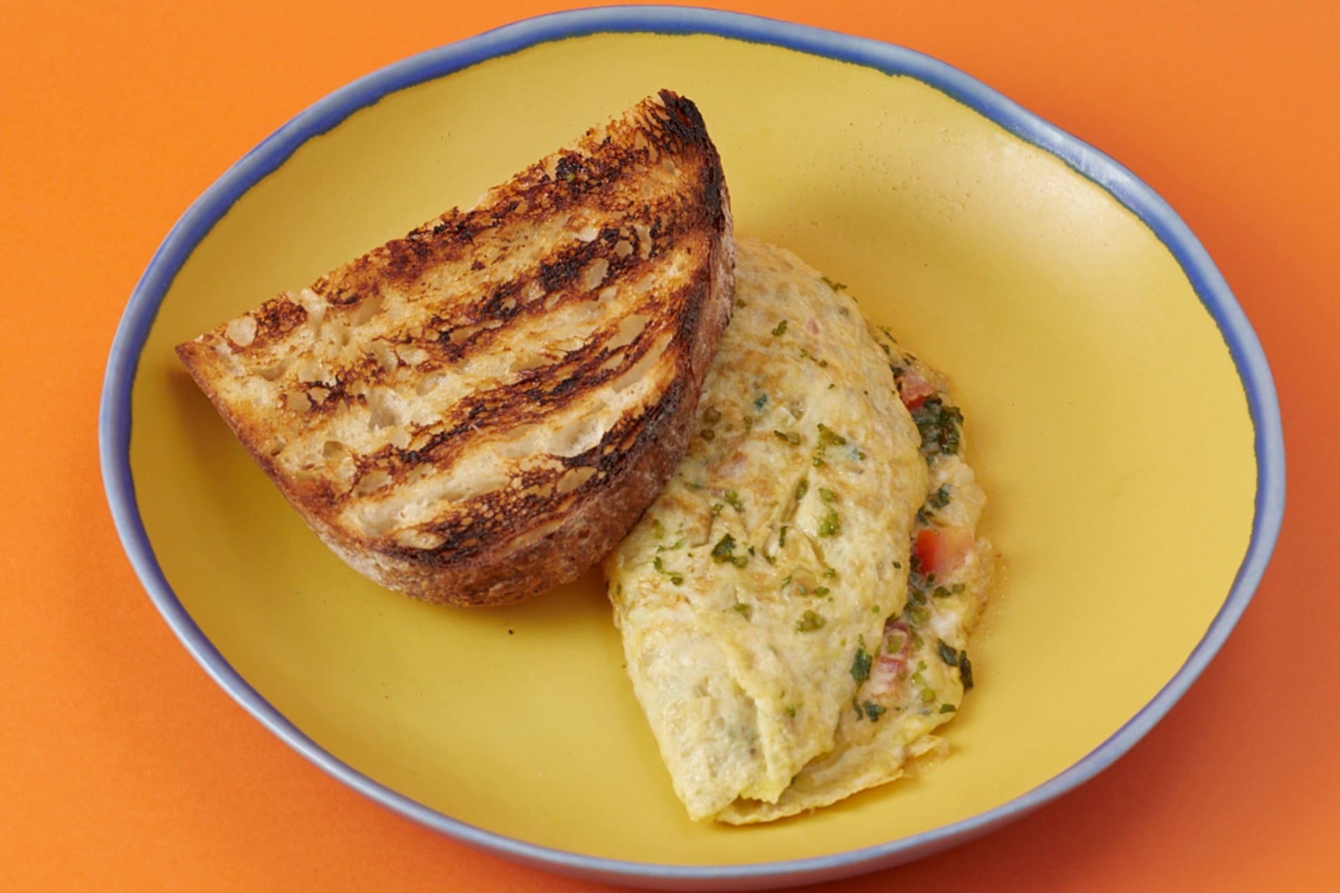 Masala Omelet Toast