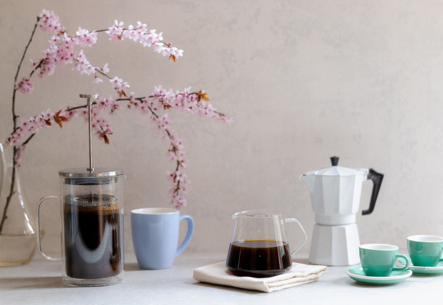 Artisan Coffee ready to be served.