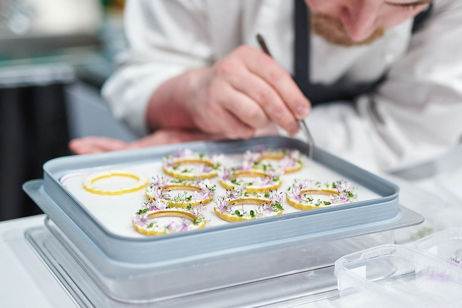 Bocuse d'Or Europe 2022 chef at work