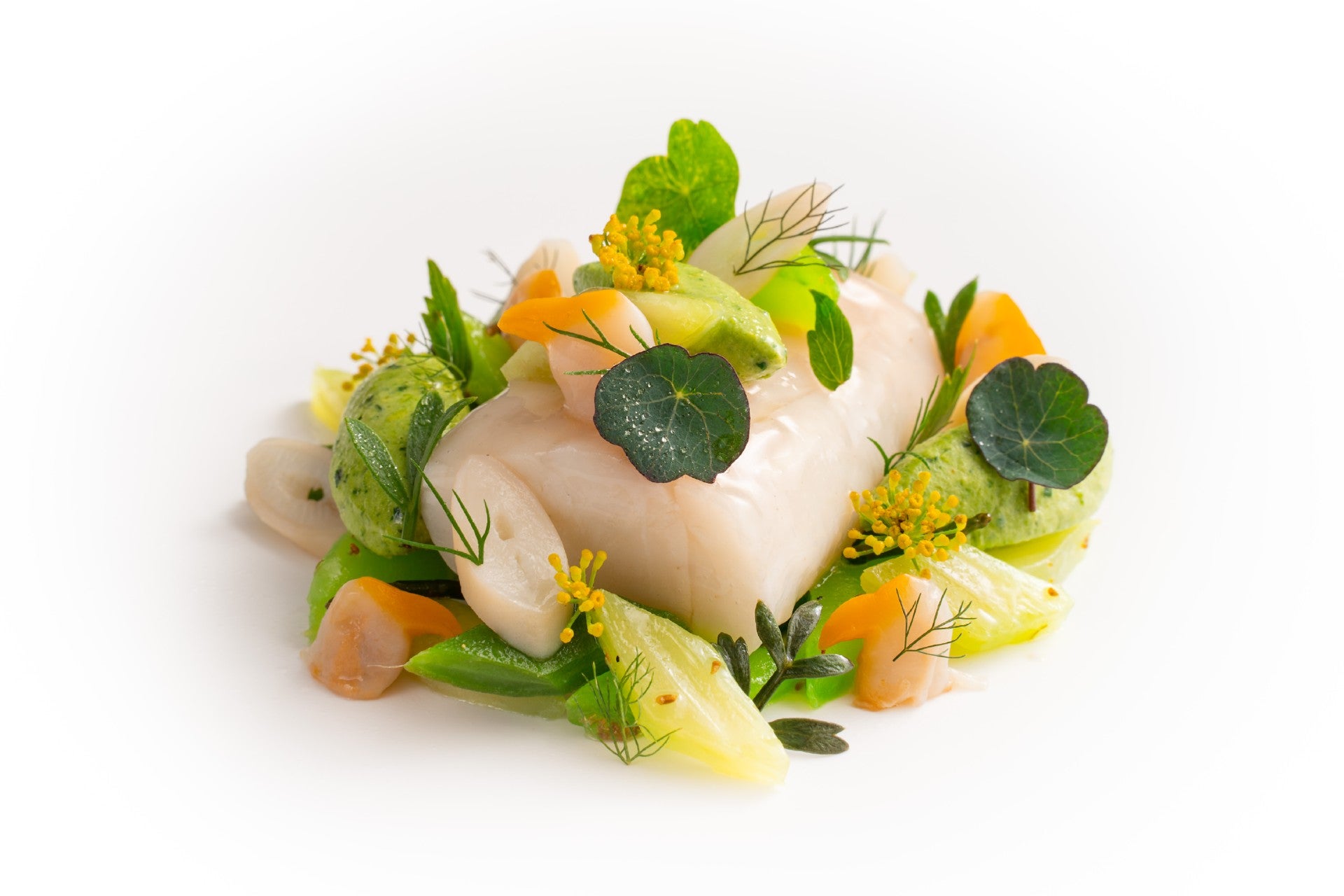 Cornish sea bass at Core by Clare Smyth.