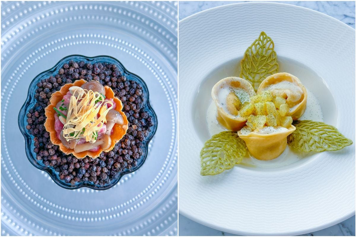 Dishes at Da Barbara in Los Angeles.