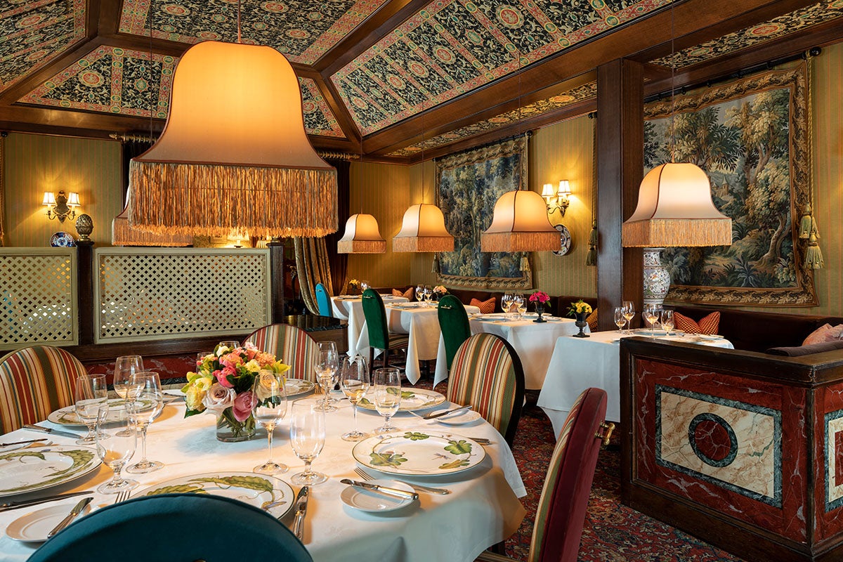 Dining room at The Inn at Little Washington.