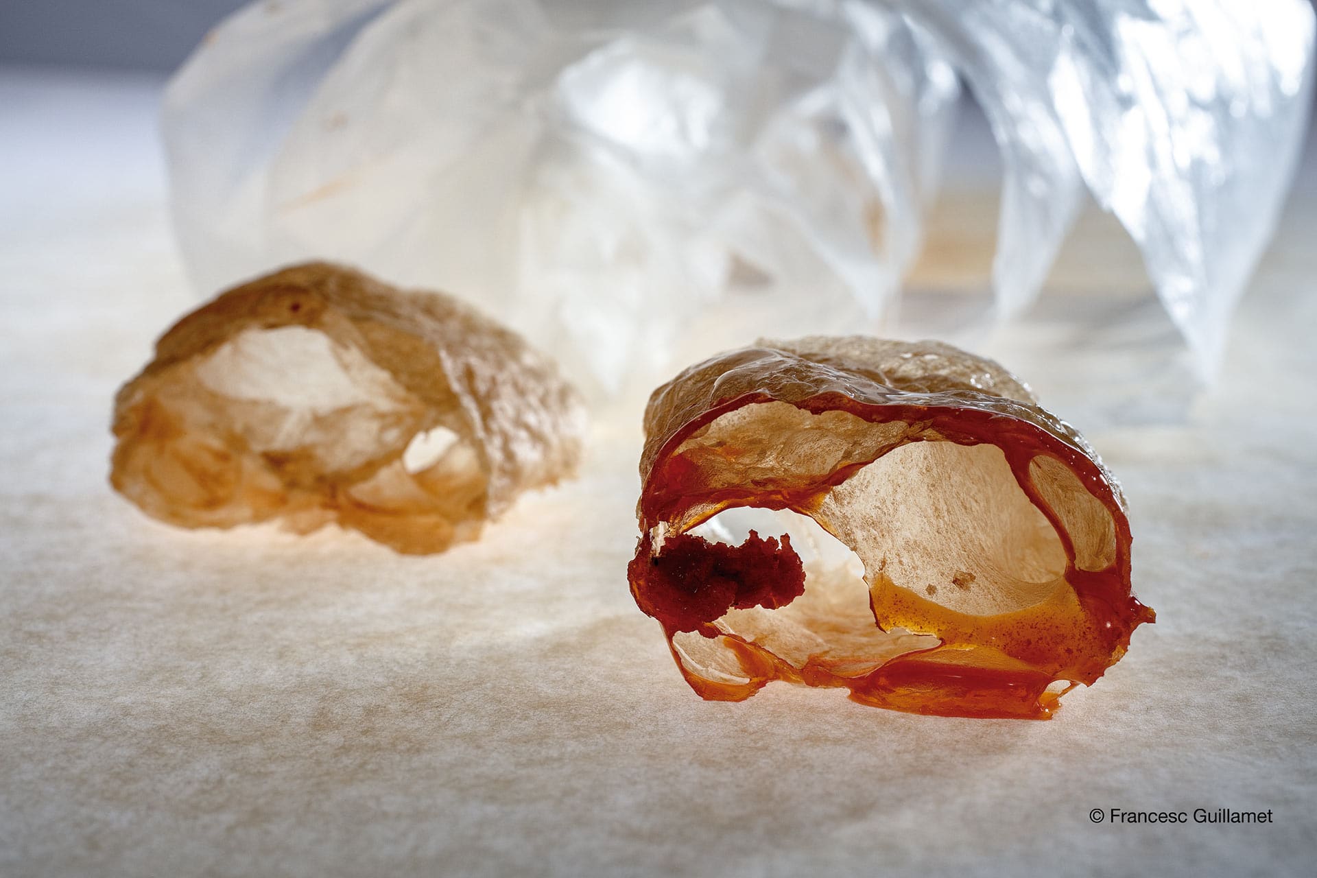 Flour free mille fuille of 'sobrassada' @Francesc Guillamet