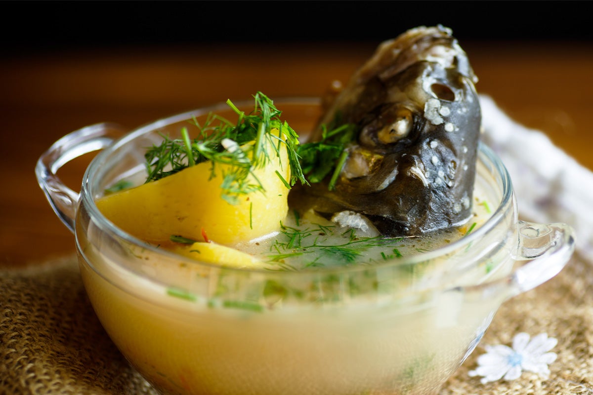 Wallake fish soup.