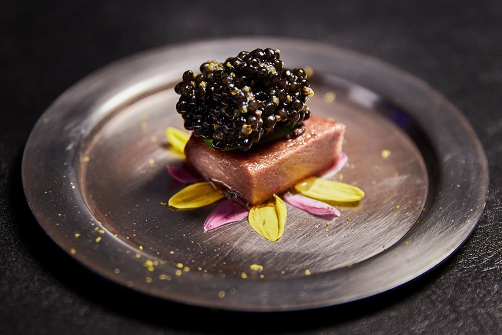 Hamada's Yuzu tongue caviar