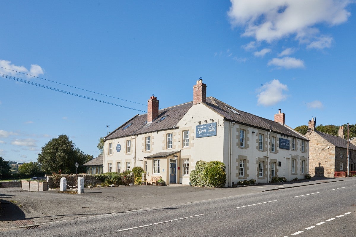 Michelin-starred Hjem restaurant in Northumbria, England.