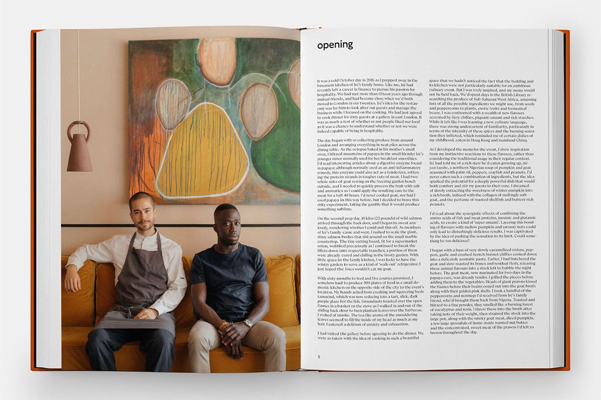Spread from Ikoyi book by Jeremy Chan.
