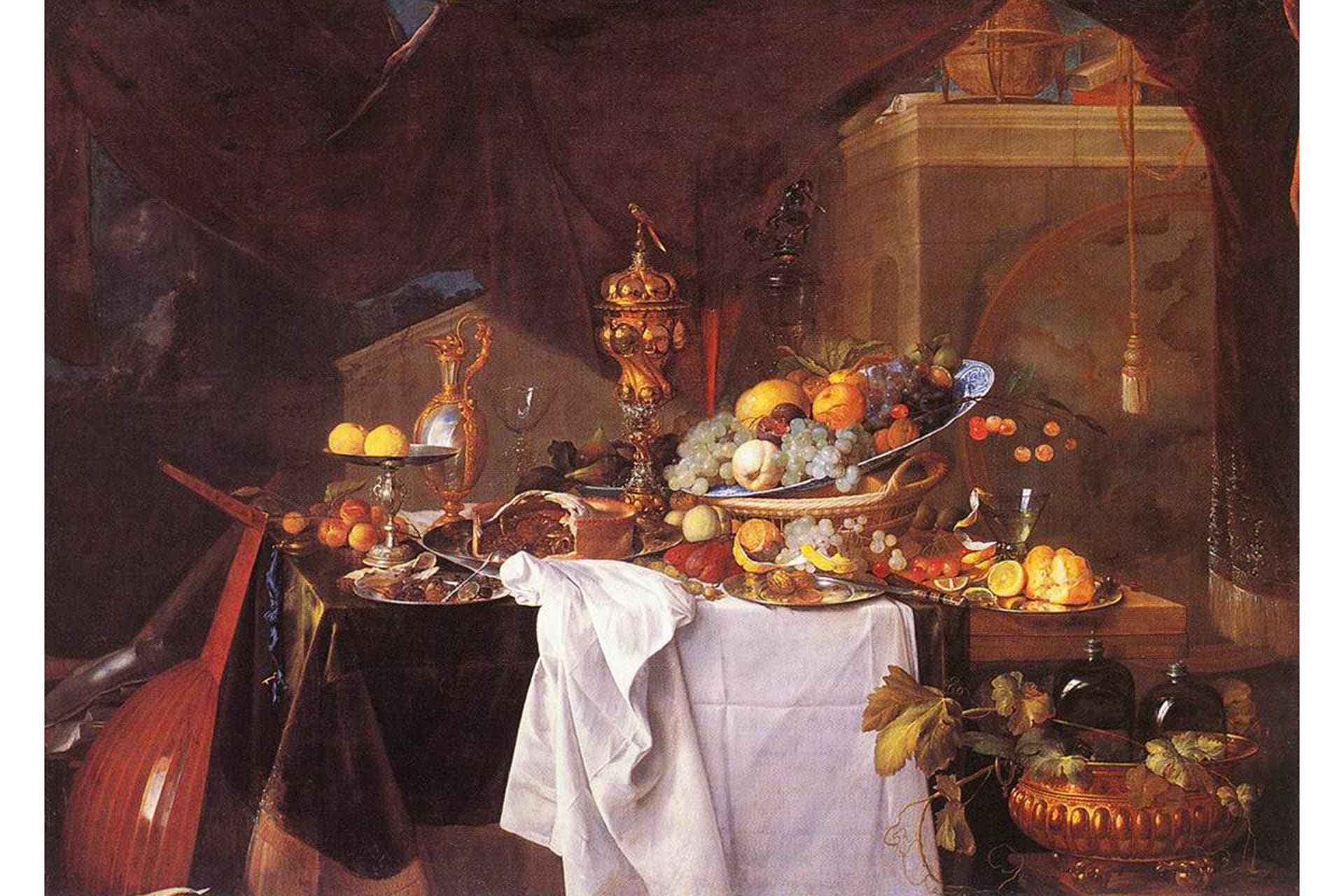 A table of desserts