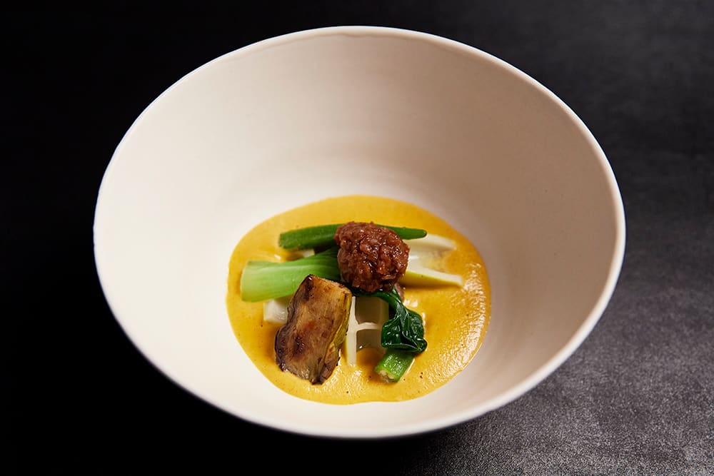 Navarra's Shank, bagoong, peanut and vegetables