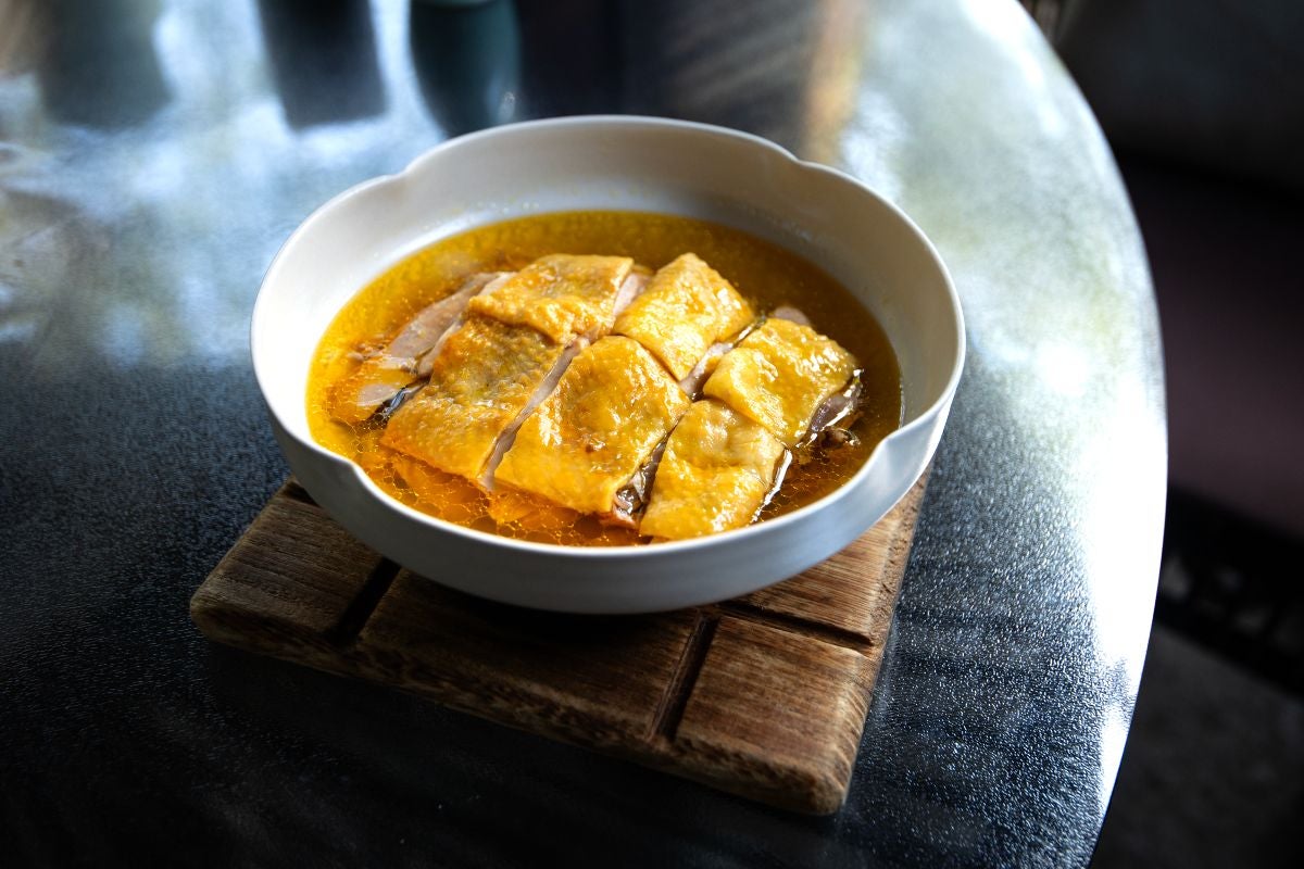 Chicken at Lan Xuan in Hangzhou.