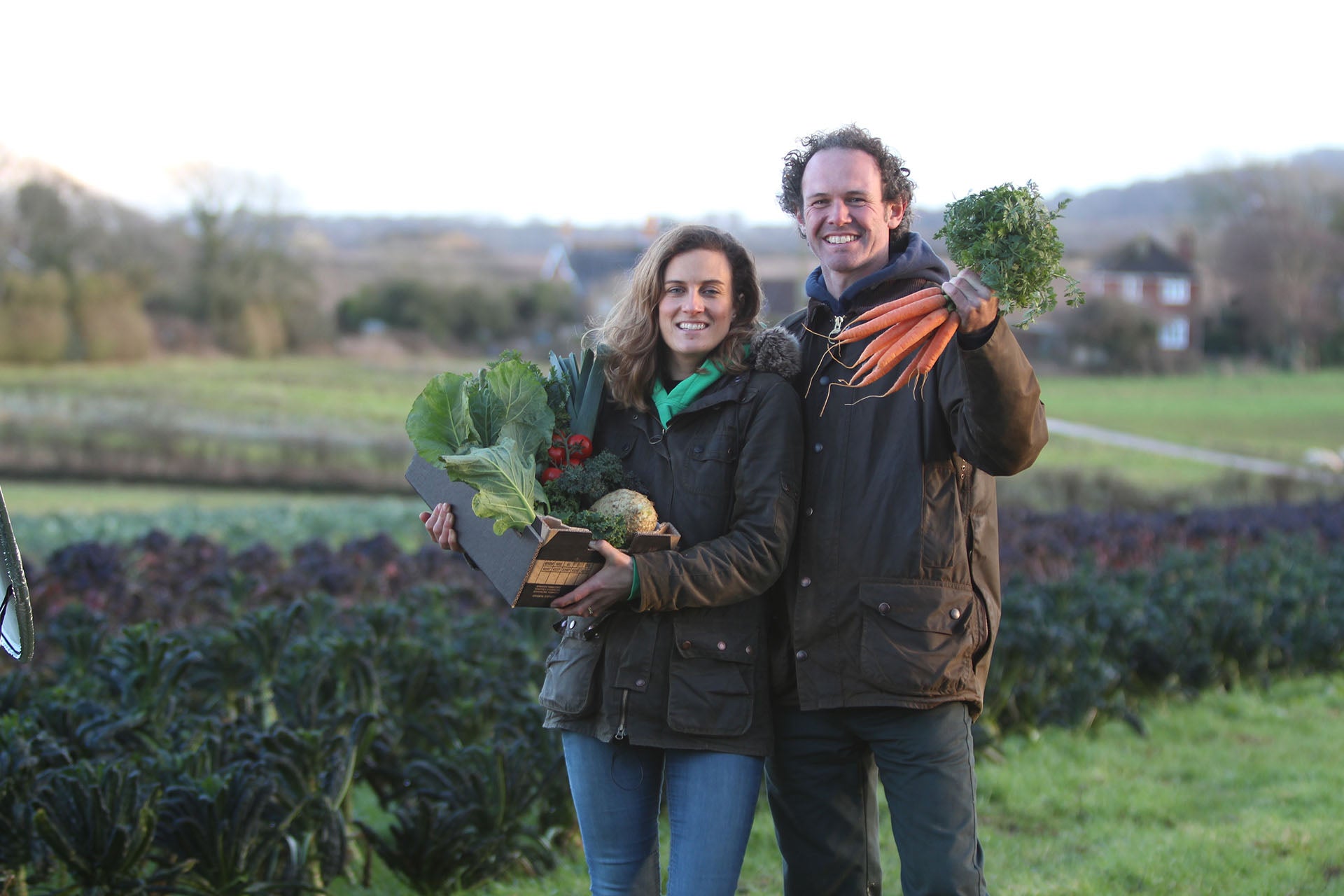 Aimee and Will Steward of Living Larder.