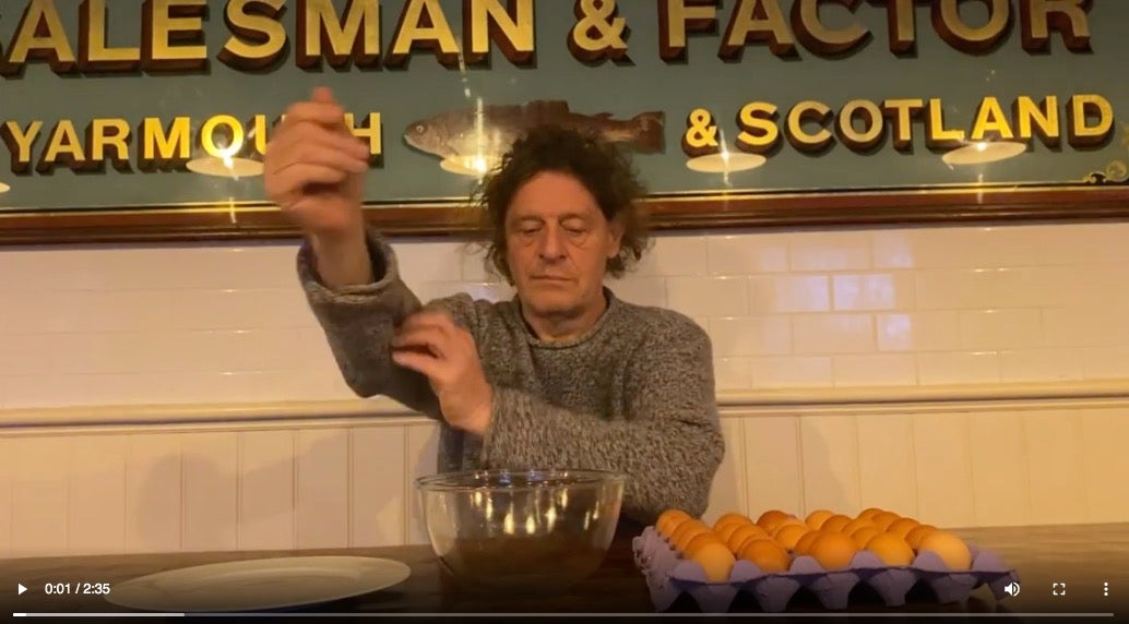 A still from Marco Pierre White's Instagram account.