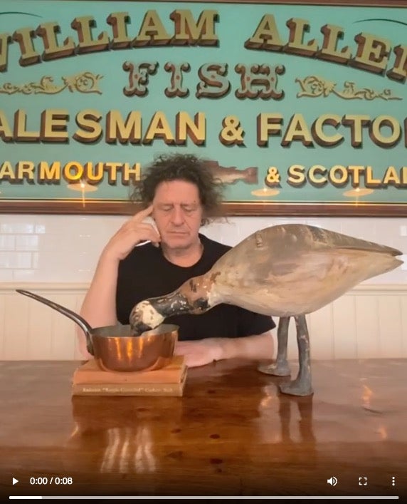 A still from Marco Pierre White's Instagram account.