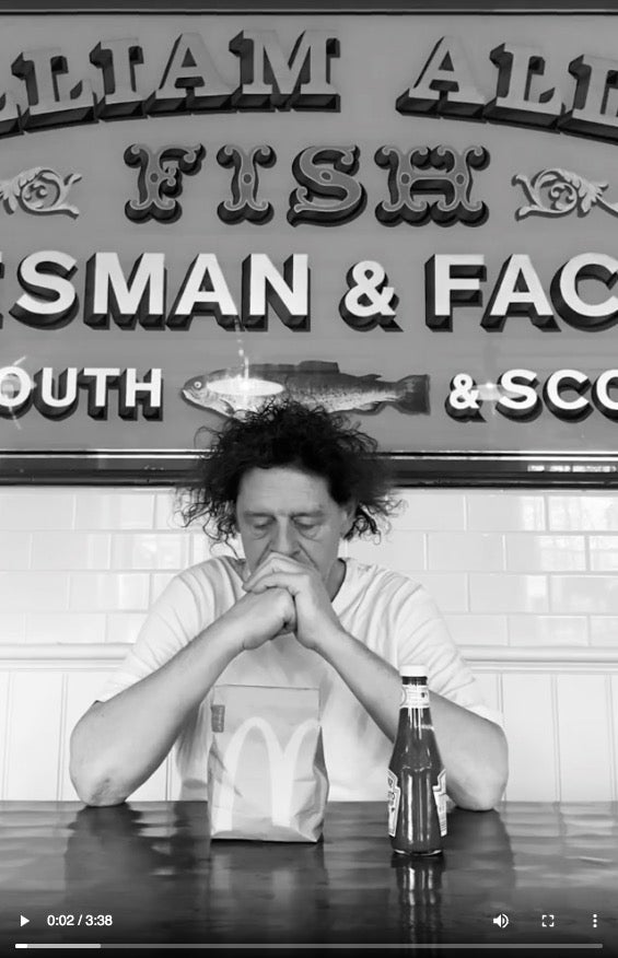 A still from Marco Pierre White's Instagram account.