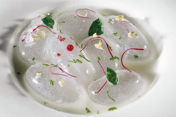 A dish at elBulli.