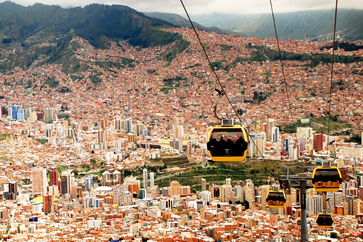 Teleférico cable car in La Paz.