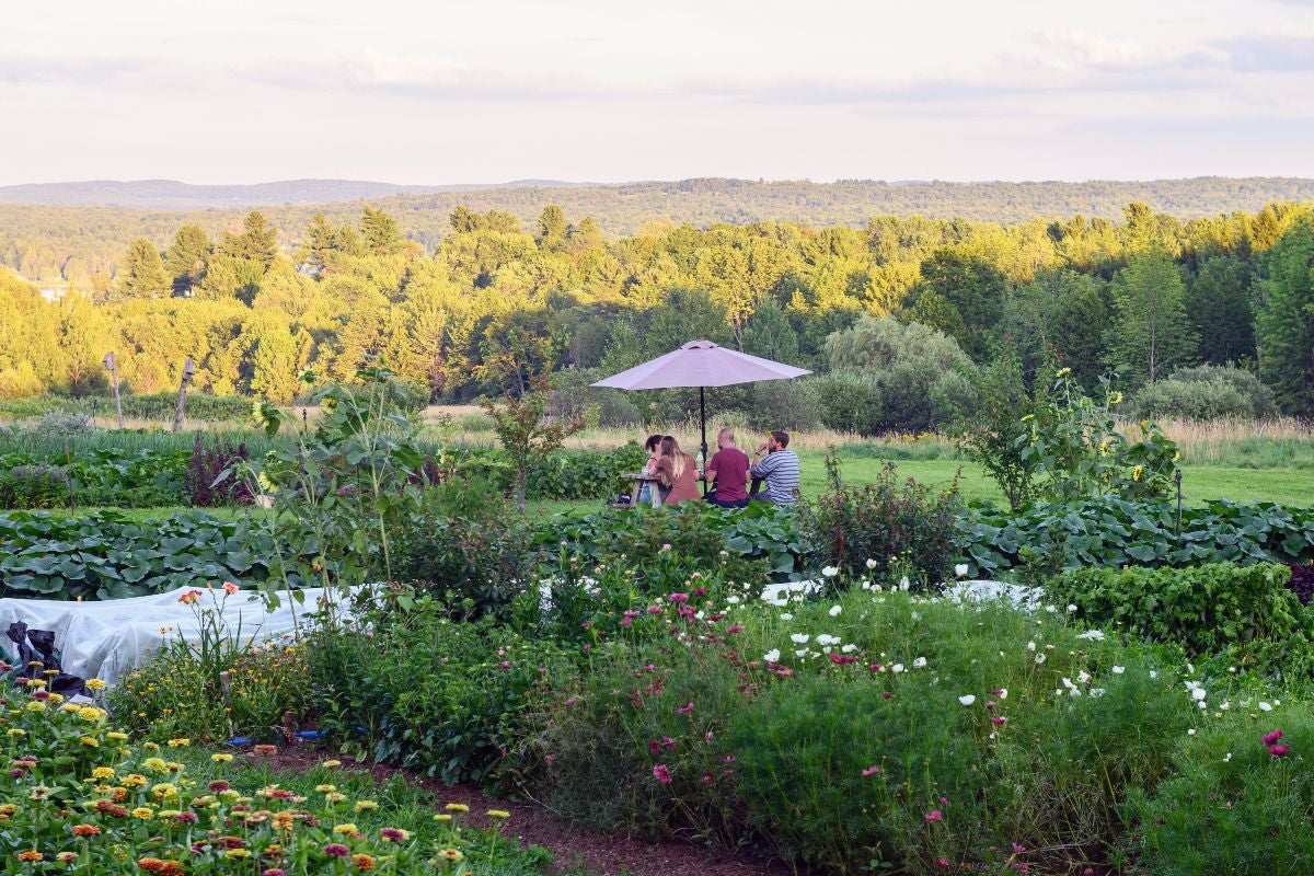 Parcelles tables champêtres in Québec.