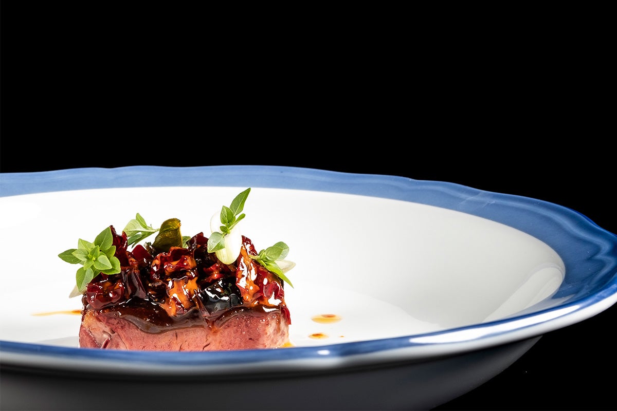 Pechinese Veal Tongue_Dry Crusco Pepper_Lemon Leaves_Lido84