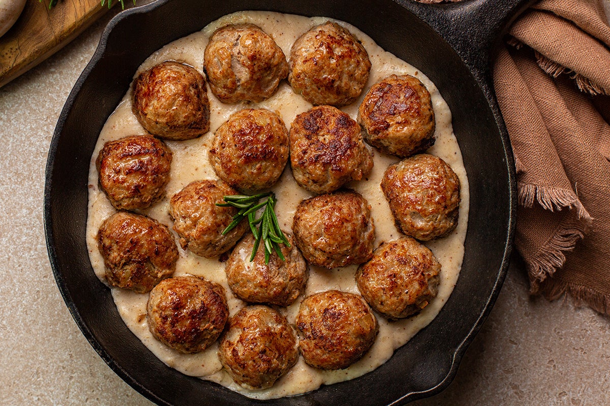Instant coffee Swedish meatballs.