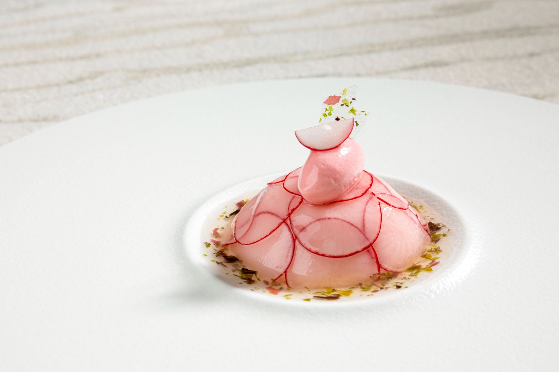 a close up of a dish from Schanz restaurant
