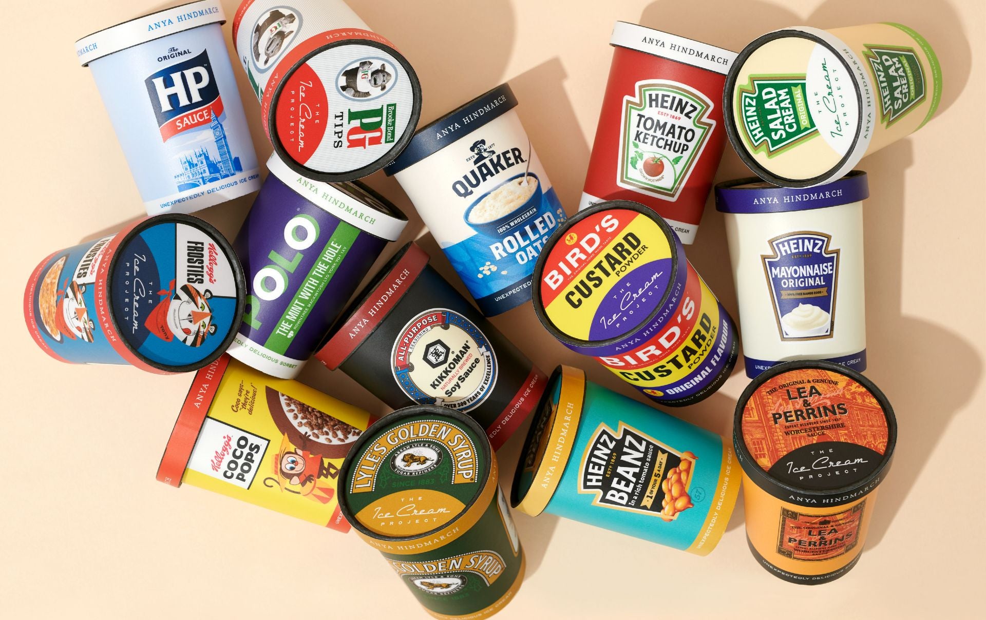 Anya Hindmarch ice creams.
