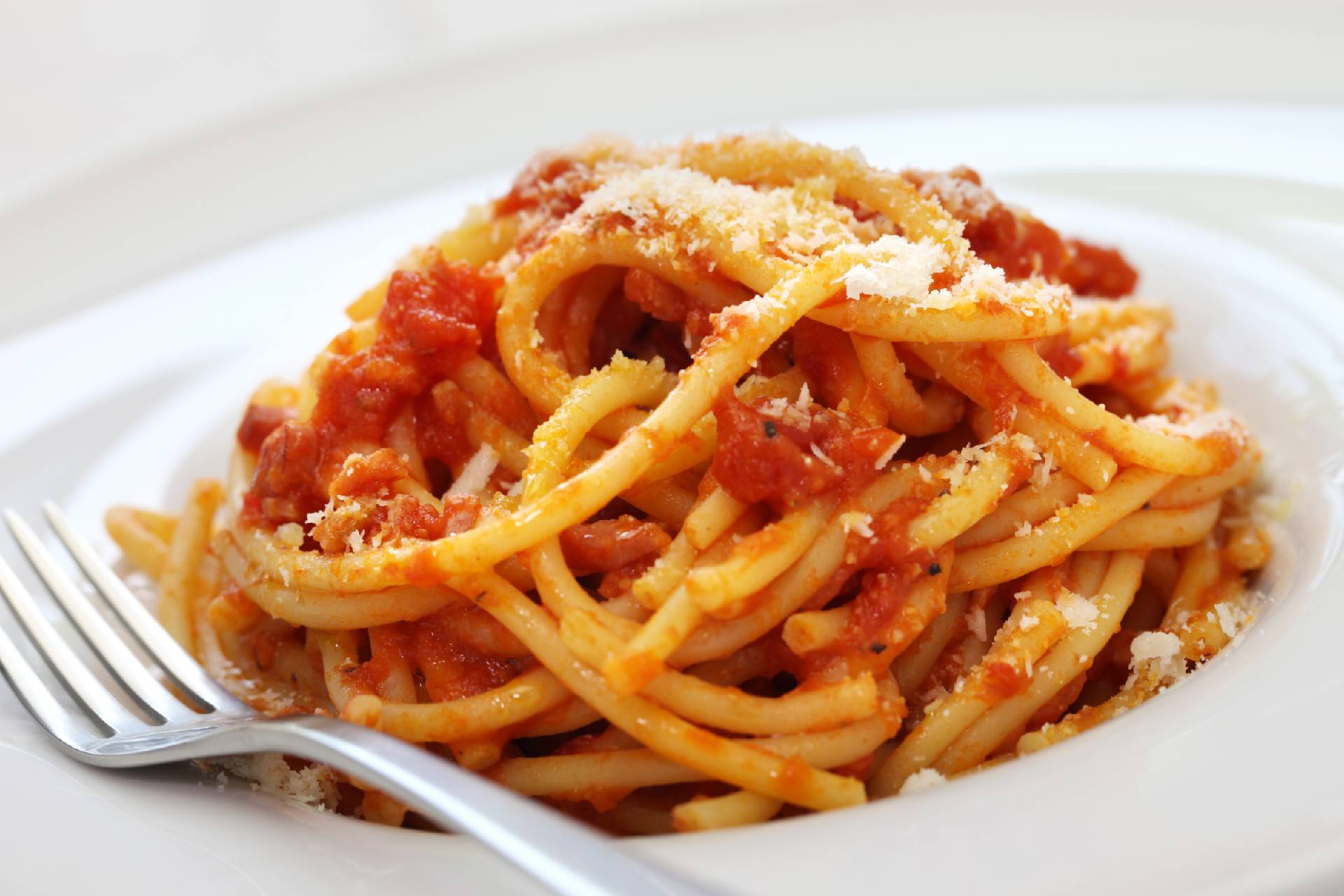 a plate of amatriciana ©iStock