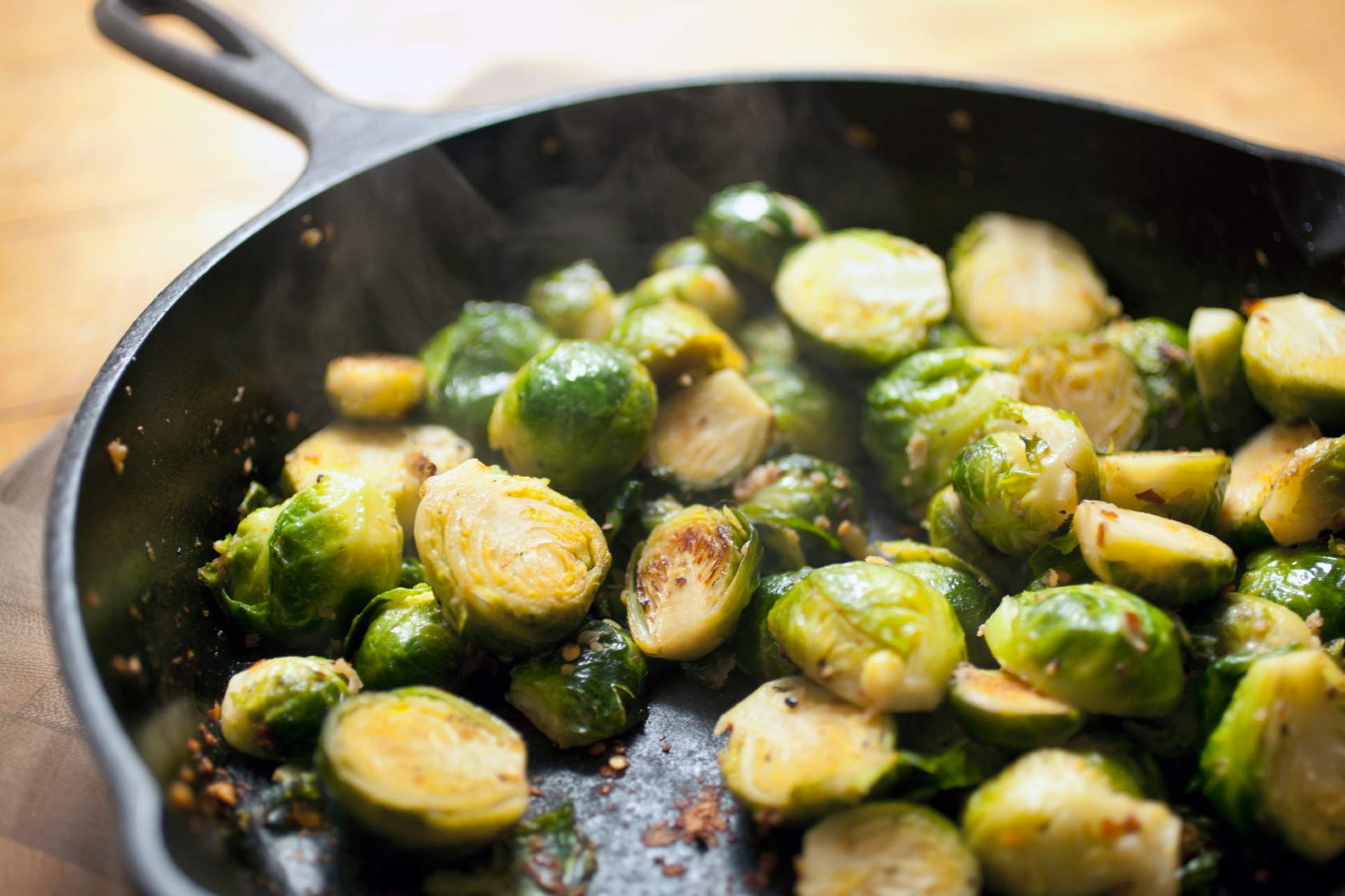 cooking brussels sprouts ©iStock