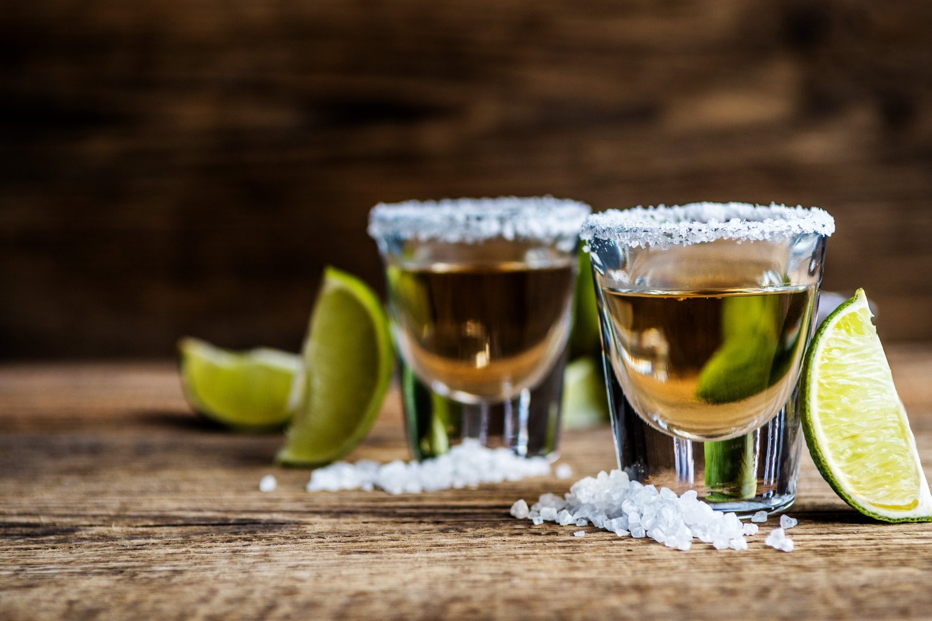 Shots of Tequila.