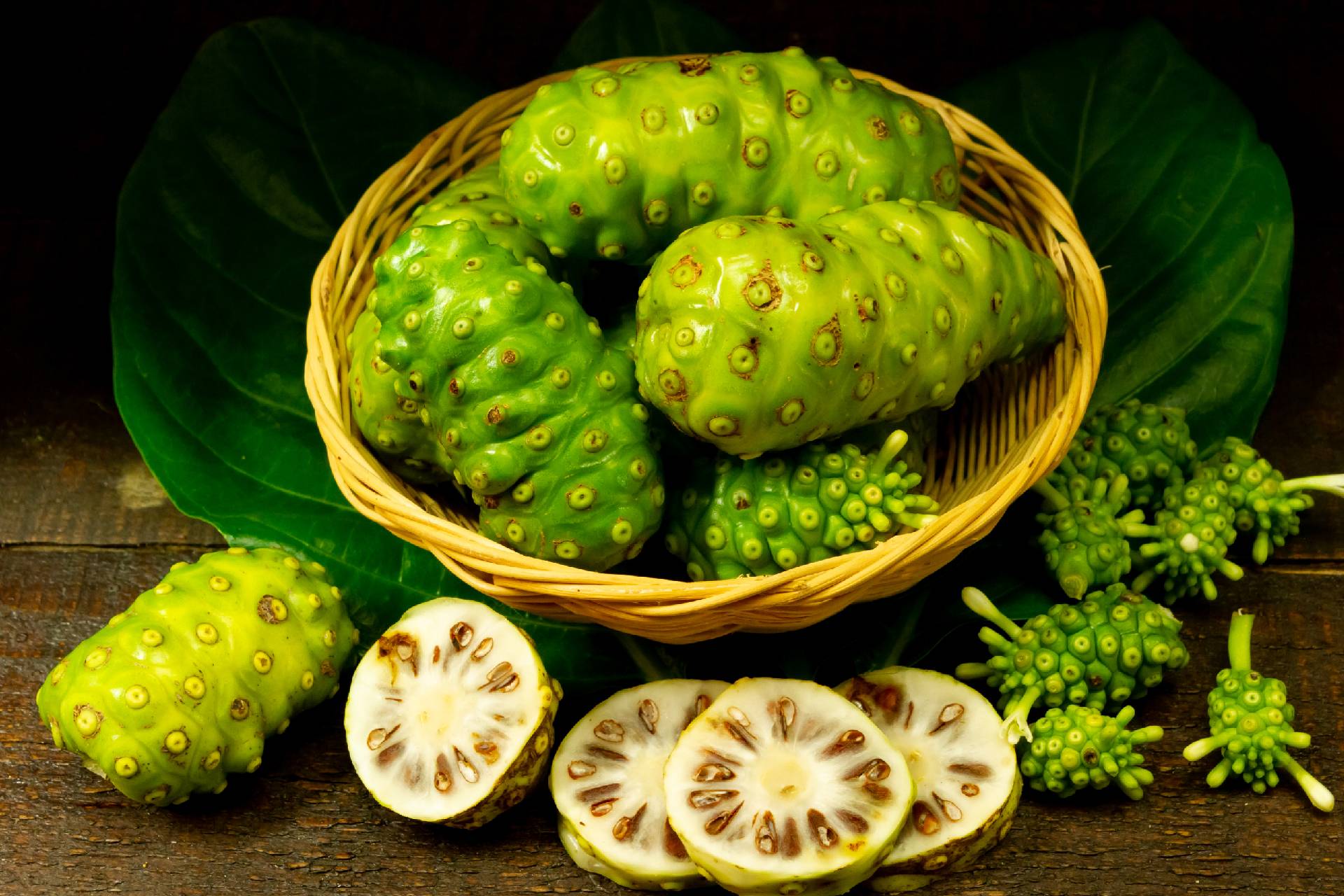 noni fruit on table ©iStock