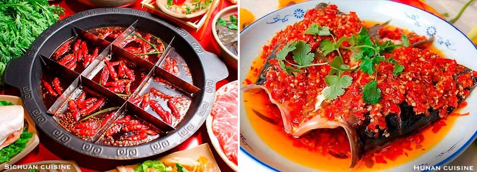 Sichuan cuisine | Hunan cuisine