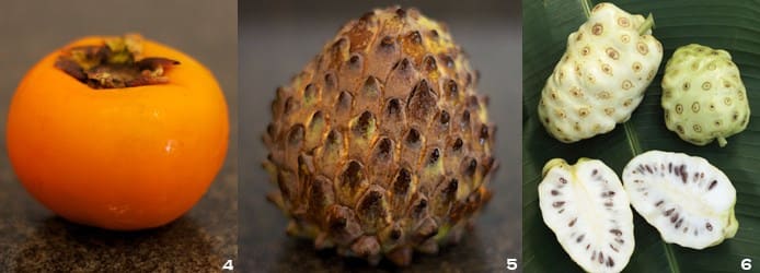 Brazilian Fruit List | Caqui-Atemoya-Noni