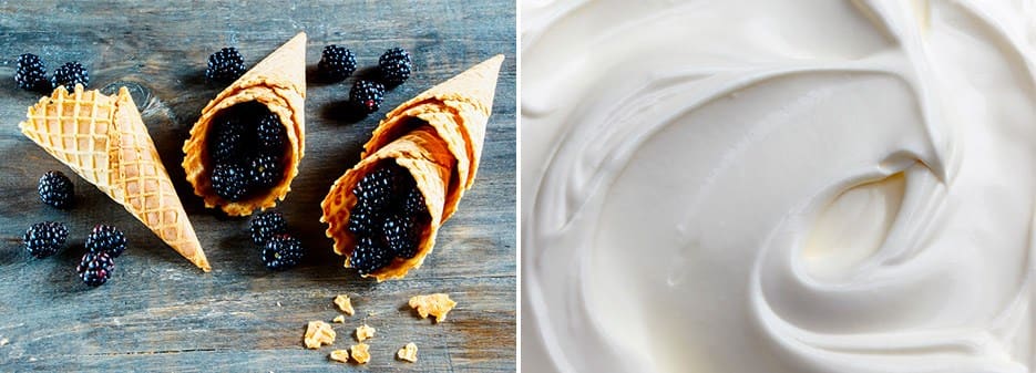 Ice Cream Waffle | Sour Cream