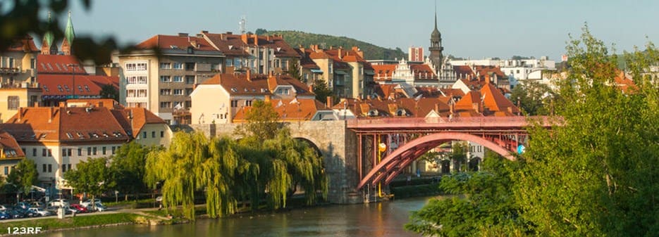 Maribor City in Slovenia