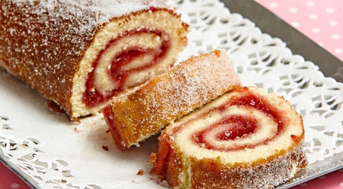 Swedish Christmas Desserts rollcake Swedish Christmas Desserts rollcake