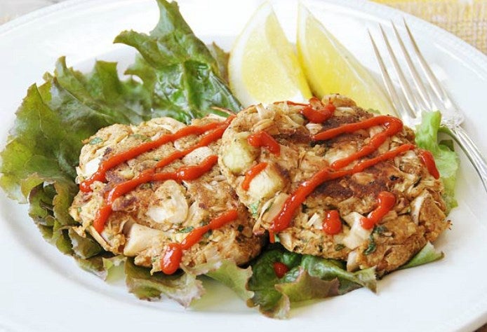 jackfruit - crab cakes jackfruit - crab cakes