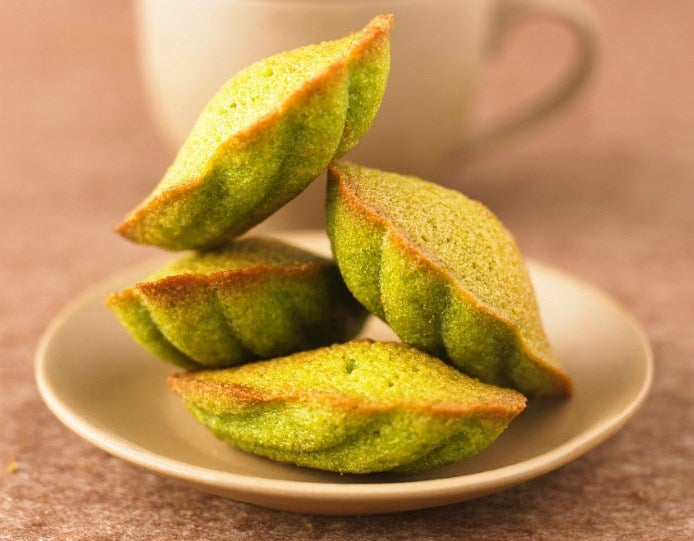 madeleines matcha