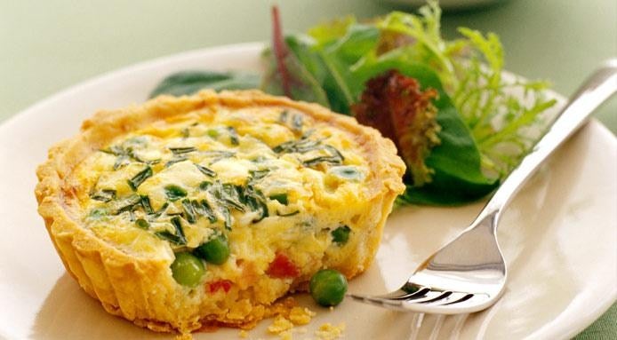 Quiche | Mini Peas and Ham