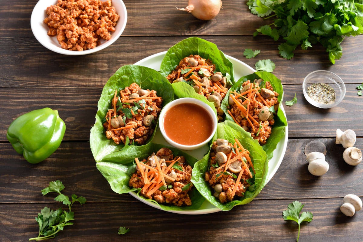 Pork san choy bau